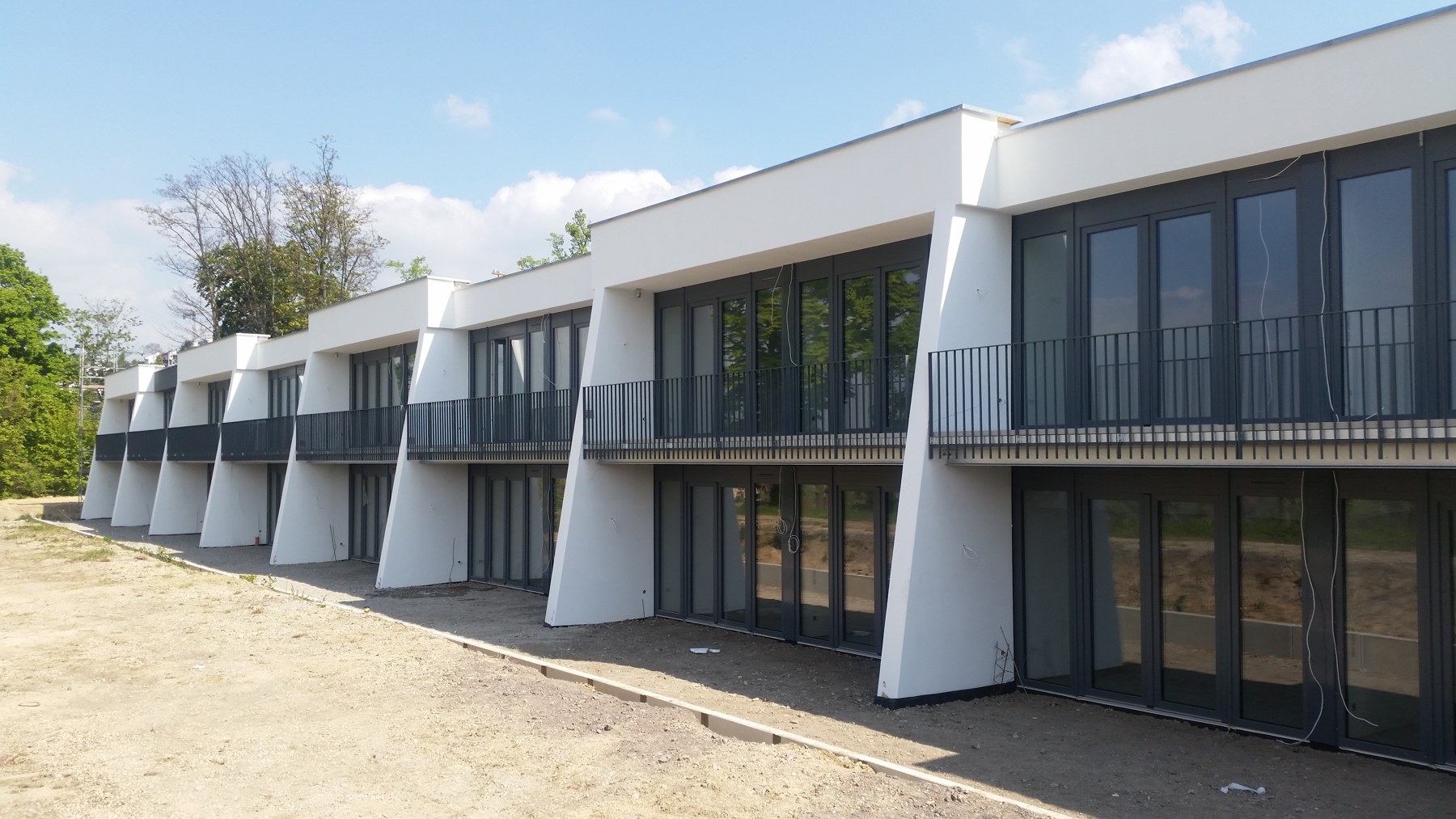 Balkonanlage an einem Neubau